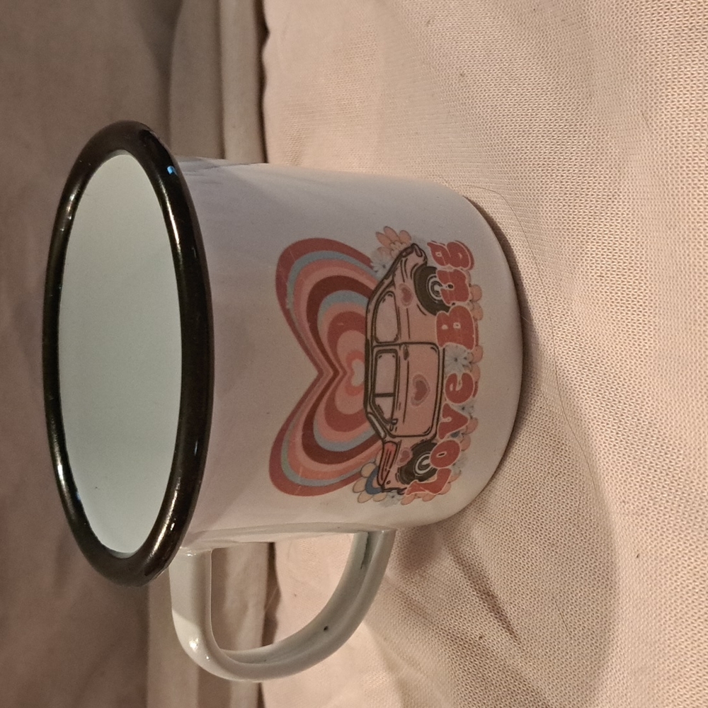 Tin Love Bug Coffee Cup